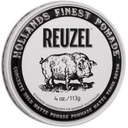 Reuzel Hollands Finest Pomade Concrete Hold Matte extra erős tartású krémes hajpomádé 113 g férfiaknak