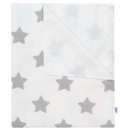 New Baby Scutec impermeabil din flanel, Cu multiple intrebuintari, Dimensiune 57x47 cm, New Baby, Stars (41788)