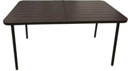 Téglalap alakú kerti asztal, ramiz, barna, 140x80x72cm (NEO6621)