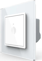 LIVOLO Intrerupator Simplu Cap Scara / Cruce Wi-Fi cu Touch LIVOLO - Serie Noua, Alb (VL-FC1SNY-2WP-11)