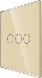 Luxion Telecomanda cu Touch Screen si 3 Canale RF433 LUXION, Auriu, LX-W1-WL3G-G (LX-W1-WL3G-G) - cel