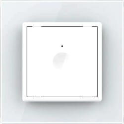 LIVOLO Intrerupator simplu wireless cu touch Livolo din sticla, Serie noua, Alb, VL-FC1R-2WP (VL-FC1R-2WP) - cel