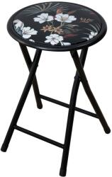 Patio Flower Black összecsukható kis szék