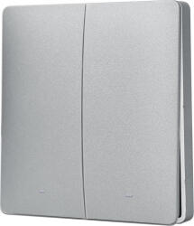 Luxion Telecomanda Dubla Tip Comutator Auto-Alimentata LUXION Gri (lx-qr201gy)
