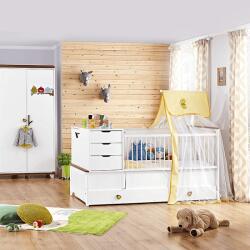 Carmen Бебешка кошара и детско легло 2в1 kakule 80х180 (3575852) - xmall