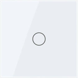 LIVOLO Buton Sonerie cu Touch LIVOLO din Sticla - Serie Noua, Alb (VL-FC1B-2G-2W)