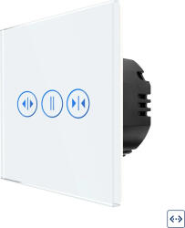 Luxion Intrerupator Draperie cu Touch din Sticla LUXION, Alb, LX-MT-C201G-W (lx-mt-c201g-w) - cel