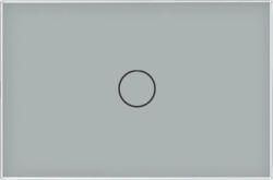 LIVOLO Intrerupator Simplu Wi-Fi cu Touch LIVOLO din Sticla, Standard Italian, Gri (VL-FC1NY-2G-3I)