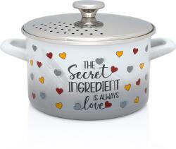 Metalac Oala 3.5l cu capac inox Secret Ingredient email/20cm/3.5l (372790)