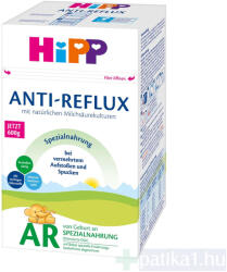 HiPP Anti-Reflux speciális gyógyászati élelmiszer 600 g