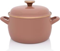 Metalac Oala 4.2l cu capac Moka email/20cm/4.2l (388753)