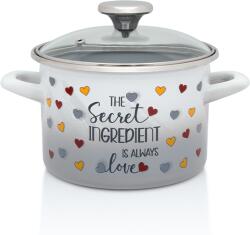 Metalac Oala 1.9l capac sticla Secret Ingredient email/16cm/1.9l (372921)
