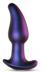 Hueman Asteroid Rotating Bead Anal Plug with Remote - Purple Silicone