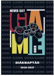 TopTimer Diák zsebkönyv TOPTIMER papírborító B/6 heti 120x170mm Gamer 2026-2027 27D100J-00B (27D100J-00B)