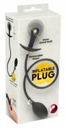 You2Toys Inflatable Plug Metal Core Black 8cm Silicone Training Model