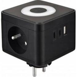 Viking Viking adapter Y23L, 2x 230 V, 1x USB-A, 2x USB-C, touch touch