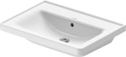 Duravit D-Neo mosdótál 65x48 cm négyszögletes beépíthető fehér 2367650060 (2367650060)