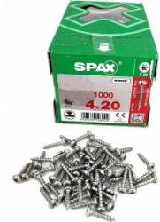 SPAX Corrugated leb (1000) galvanized white 4.0*20mm hb tx mini