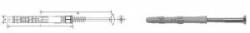 Uncanny Brand Frame dowel with cross screw 10*180mm
