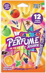 CARIOCA Xplosion filctoll készlet, illatos, 12 darab/szett