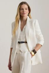 Lauren Ralph Lauren sacou cu un singur rând de nasturi pentru femei, din in PPY2-KZD08H_00X (200P13643)