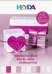 HEYDA Pink A4 20 lapos kartonlap szett 204712101 (204712101)