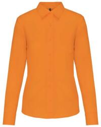 Kariban Női Jessica hosszú ujjú ing KA549, narancssárga, 3XL (ka549or-3xl)