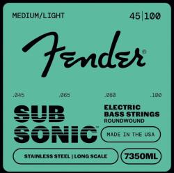 Fender SubSonic 7350ML 45-100 Corzi pentru chitare bas (<![CDATA[0737350405]]>)