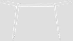 Brabantia HangOn Drying Rack Too ruhaszárító állvány, 22m szárítási hossz, integrált akasztó sín, 20kg teherbírás, összecsukható, acél, fehér - 232466 (8710755232466) Ruhaszárító