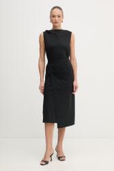 HUGO BOSS rochie bumbac Emiaky PPY2-SUD1GD_99X (50558902)
