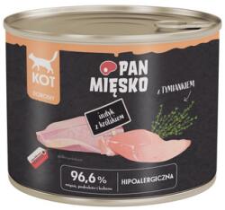 Pan Mięsko PAN MIĘSKO Pulyka nyúllal nedves macskaeledel 200 g