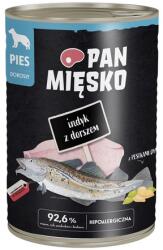 Pan Mięsko PAN MIĘSKO Pulyka tőkehalas nedves kutyatáp 400 g