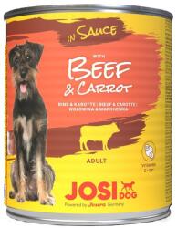Josera JosiDog Beef&Carrot in Sauce 830g marhahússal és sárgarépával szószban kutyák számára