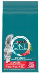 PURINA ONE Sterilcat Gazdag marhahússal és búzával 9, 75 kg száraz macskaeledel ivartalanított macskáknak
