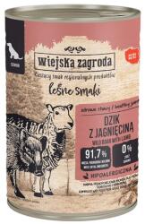 Wiejska Zagroda Erdő ízei Vaddisznó bárányhússal nedves eledel idősebb kutyák számára 400 g