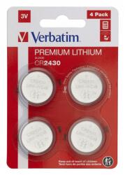 Verbatim Lithium elem, CR2430, 3V, 4db (VBT49534)