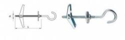 Uncanny Brand Steel anchor umbrella ceiling hook 5*75mm