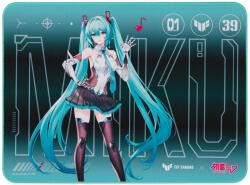 ASUS TUF Gaming P1 Hatsune Miku Edition Játékhoz alkalmas egérpad Türkizkék (90MP04C0-BPUA00) - compzone