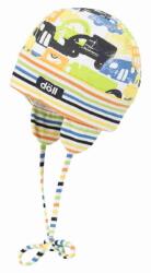  Fiú sapka, többszínű, autómintás, 95% pamut, 5% elasztán (hurtimex_4050744796505)