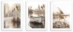 Naklejkomania Poszterek a nappali falára: Boho nádlakk 3x 30x40cm
