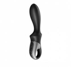 Satisfyer Heat Climax Curved Anal Vibrator with Heating System Black