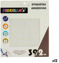 Pincello Etichete autoadezive Pincello Alb Ø 18 mm 17 x 4 x 19, 5 cm (12 Unități)