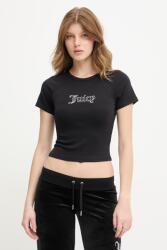 Juicy Couture tricou pentru femei, din modal JC BABY TEE PPY2-TSD1OD_99X (JCWCT126317)
