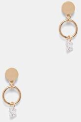 DKNY cercei pentru femei, din metal cu zirconiu cubic PPY2-AKD16A_GLD (04G00904)
