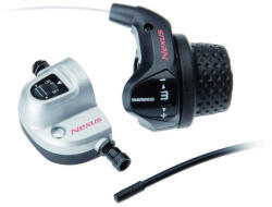 Shimano Nexus SL-3S41E markolat váltókar agyváltóhoz, bowden szettel, csak jobb, 3-as, rövid, fekete, OEM kiszerelés