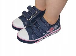 Badoxx Könnyű tornacipő gyerek tornacipő iskolai tépőzáras cipő 3SP715LS r25 (3SP715LS GRANAT)