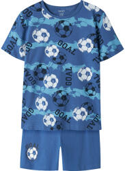 NAME IT fotbal mâneci scurte mâneci scurte pijamale pentru băieți albastru/Delft (14C4E6)