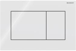 Geberit Sigma01 Square működtetőlap 2 mennyiséges öblítéshez, fehér 115.660. 11.1 (115.660.11.1) - benedekszerelveny