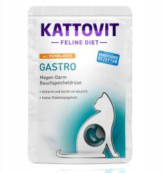 KATTOVIT Gastro csirke rizs 85g nedves macskaeledel (77234)