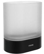 Ravak Chrome CR II 211.20BLM pohár üveg, matt fekete (RAV-X07P1379)